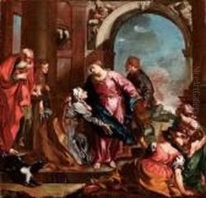 La Visitazione by Giambettino, Giov. Cignaroli B