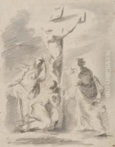 Crucifixion by Giambettino, Giov. Cignaroli B
