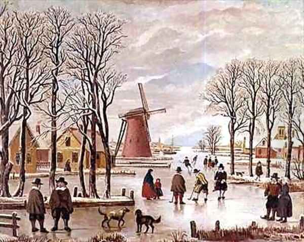 Dutch Winter Scene - view 1