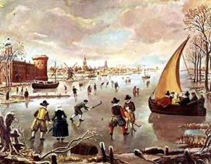 Dutch Winter Pleasures by J. van der Bowlen