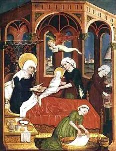 Birth of Mary by Leinhart von Brixen