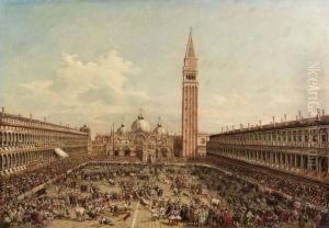 La Caccia Dei Tori In Piazza San Marco