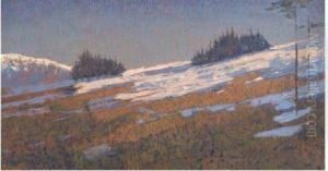 Scorcio Di Montagne Innevate by Guido Cinotti