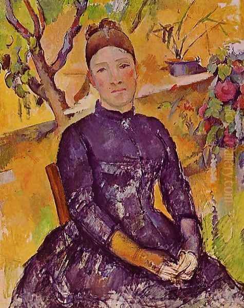 Madame Cezanne In The Conservatory - view 1