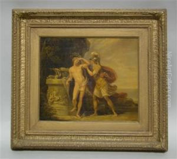 Classical Figures In A Landscape - view 1