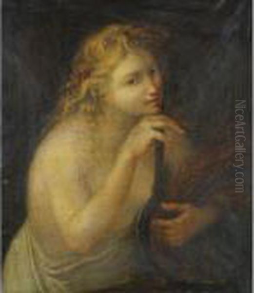 Ceres Holding A Sheaf Of Wheat And A Scythe - view 1