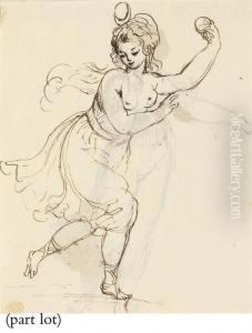A Group Of Seven Drawings, Including Diana At The Hunt