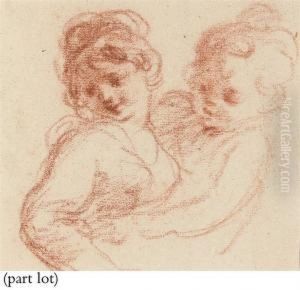 A Young Woman With A Child by Giovanni Batista Cipriani