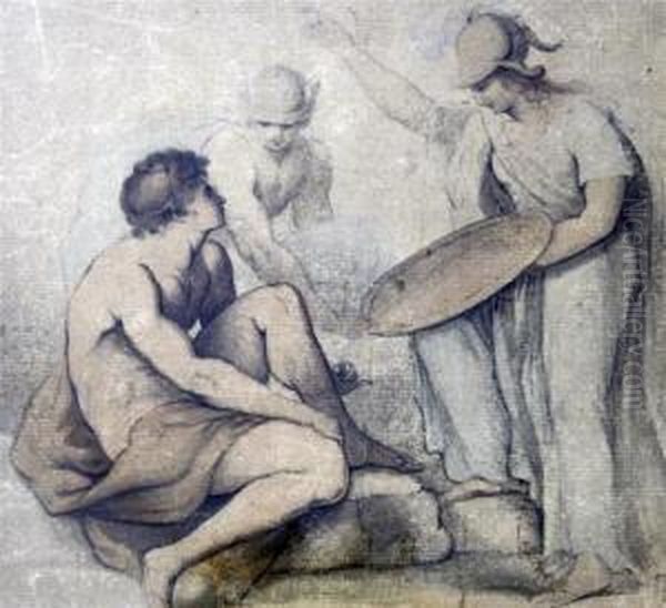 Aeneas And Athena With Mercury - view 1