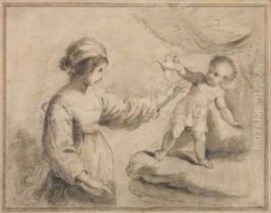 Virgin And Child With A Dove