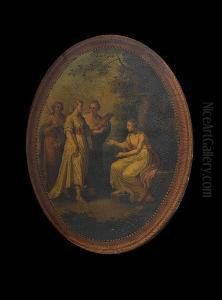 Allegories Of The Seasons, In Painted Frames by Giovanni Batista Cipriani