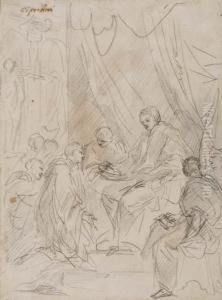 A Ruler Seated In Judgment by Giovanni Batista Cipriani