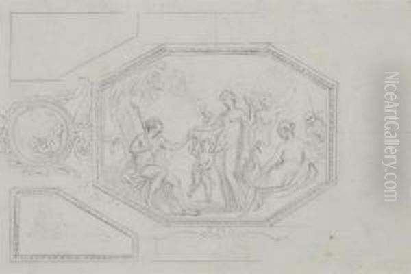 The Judgment Of Paris by Giovanni Batista Cipriani