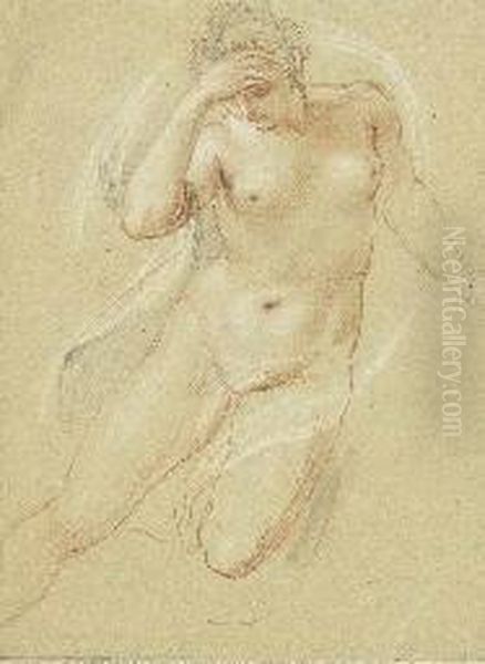 A Female Nude, Three-quarter-length - view 1