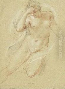 A Female Nude, Three-quarter-length thumbnail