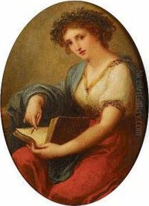 A Set Of Four Allegorical Female Figures by Giovanni Batista Cipriani