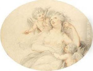 Venus With Putti by Giovanni Batista Cipriani
