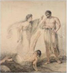 A Woman Pleading For The Life Of A Man by Giovanni Batista Cipriani