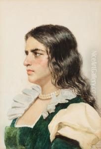 Die Italienerin by Nazareno Cipriani