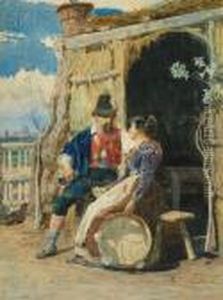 The Gypsies' Refreshment by Nazareno Cipriani