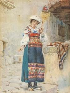 La Ragazza Di Subiaco by Nazareno Cipriani