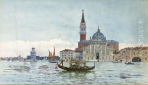 Venezia, Gondole E Barche A San Giorgio