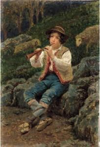 Il Pifferaio by Nazareno Cipriani