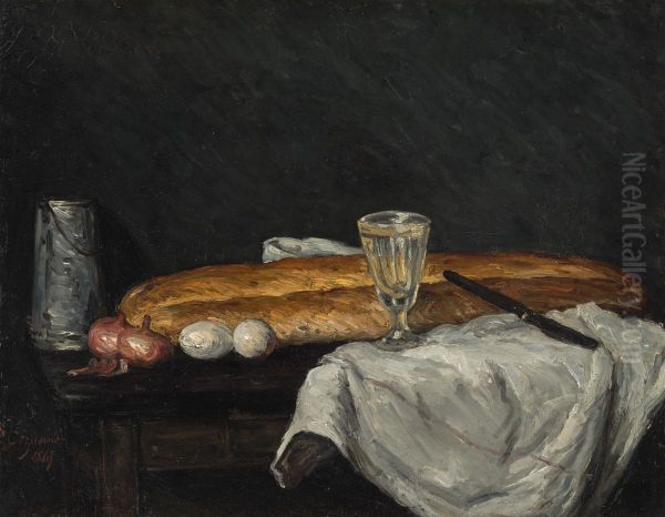 Still Life With Bread And Eggs - view 1