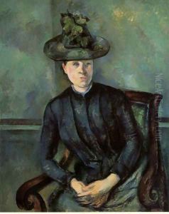 Woman In A Green Hat Aka Madame Cezanne