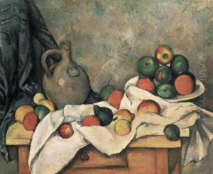 Curtain Jug And Fruit