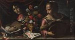 Un Vaso Di Fiori Tra Due Concertisti