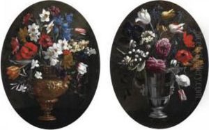 Nature Morte Con Vasi Di Fiori by Pier Francesco Cittadini