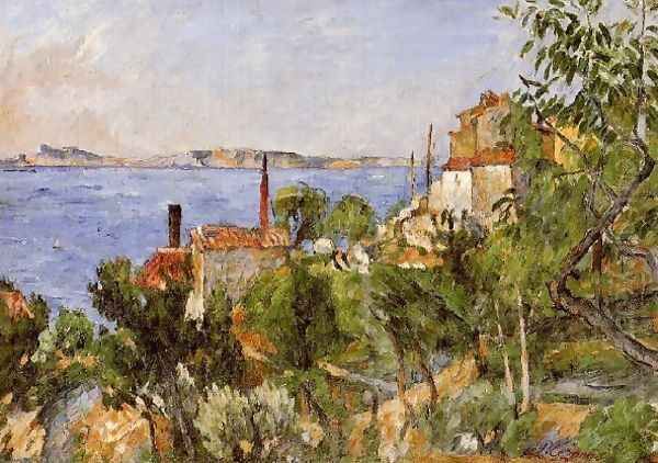Landscape Study After Nature Aka The Seat At L Estaque - view 1