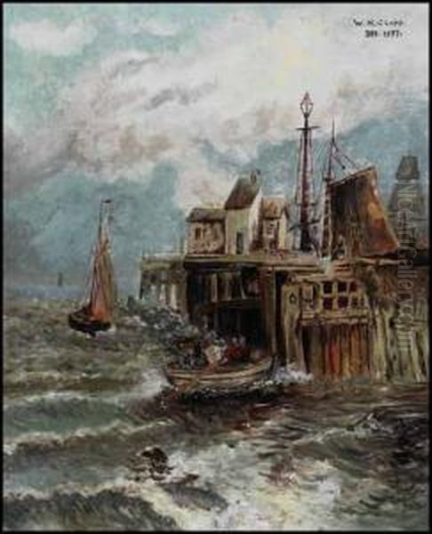 Fishing Boats Near The Harbour - view 1
