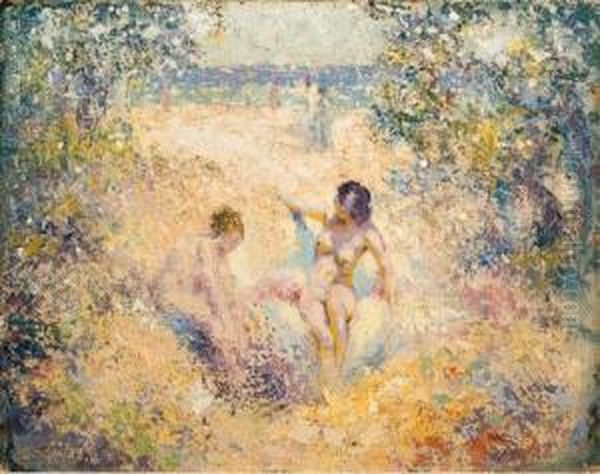 Nude In A Sandy Cove - view 1