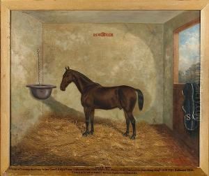 Billy Boy In A Stable Interior by A. Clark