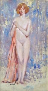 Nude Portrait Of A Young Woman by Alson Skinner Clark