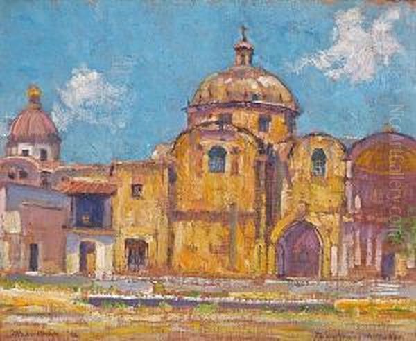 A Church In Old Mexico - view 1