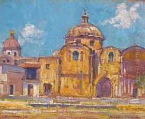 A Church In Old Mexico by Alson Skinner Clark