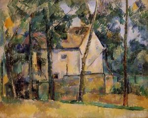 House And Trees by Paul Cezanne