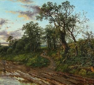 A Path Through The Trees by Octavius Thomas Clark