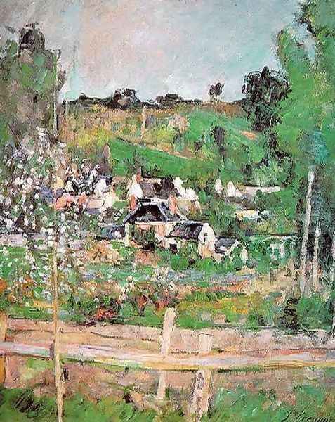 View Of Auvers Sur Oise Aka The Fence - view 1