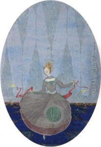 An Illustration For The Little Sea Maid