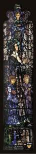 The Blessed Julie With Two Children by Harry Clarke