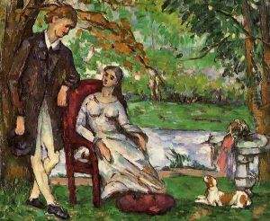 Couple In A Garden Aka The Conversation