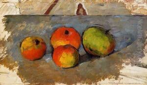 Four Apples by Paul Cezanne