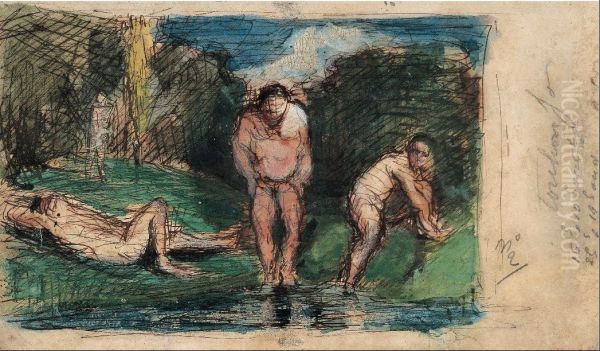 Bathers At Rest - view 1
