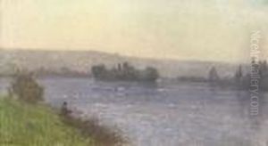 A Summer Day On The River by Jean Eugene Clary