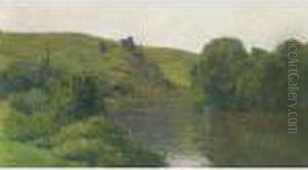 A Tranquil River Landscape - view 1