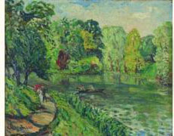 Le Lac Inferieur Du Bois De Boulogne, 19 Juillet 1922 - view 1